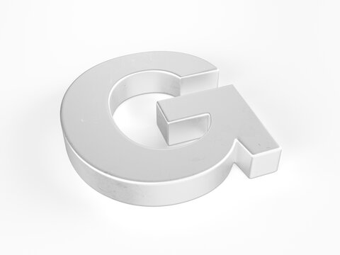 Metal letter G