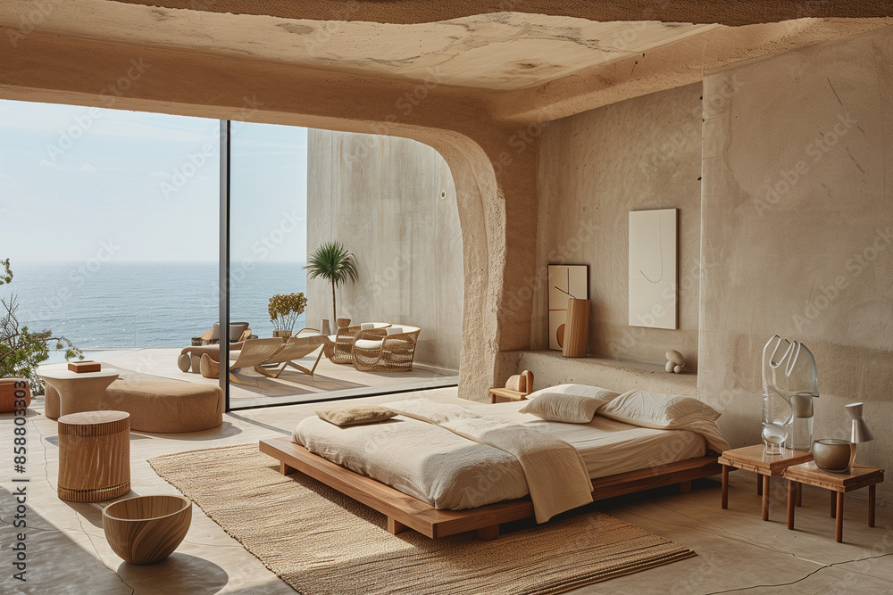 Image showcasing A Penthouse That Feels Like A Sanctuary With Natural Materials And ...