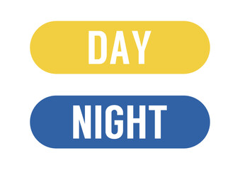 Two web icons with the words day and night