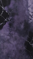 Wall Mural - Abstract black and purple close-up marble texture background. Beautiful luxury stone texture pattern vertical 9:16 stories wallpaper design.	