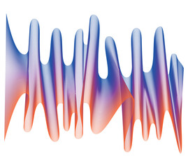 Fototapete - abstraction design dark background waves graphics