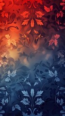 Poster - Vertical post with an intricate design and gradient background, perfect for stylish social media stories