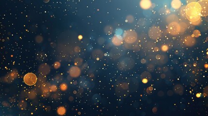 Leinwandbilder - A blurry image of a starry night sky with a few bright spots. Scene is dreamy and peaceful
