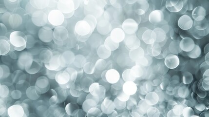 Poster - the image is a blurry, abstract representation of a silver object. the silver object is surrounded b