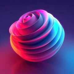 Poster - Paper ball design with a futuristic twist and soft gradient background, ideal for innovative tech articles.