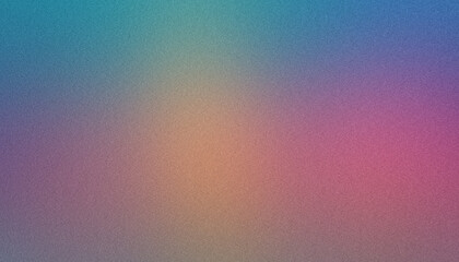 Wall Mural - Abstract gradient background with a subtle grainy texture transitioning from blue to pink