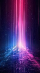 Poster - A cutting-edge and futuristic vertical video backdrop with gradient shades, ideal for contemporary social media posts.