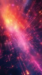 Poster - Futurism-inspired vertical video background with soft gradients and hi-tech elements, perfect for showcasing cutting-edge technology.