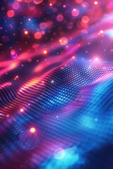 Poster - A cutting-edge futuristic background with hi-tech designs and gradient hues, ideal for showcasing technological advancements.