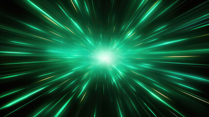 Wall Mural - abstract speed glowing light background banner illustration - speedy motion blur creating flashy pat