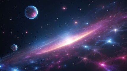 space star galaxy sky nebula night universe abstract astronomy. star blue light cosmos dark black de