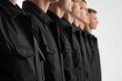© robertuzhbt89 - People in black uniforms standing in a row