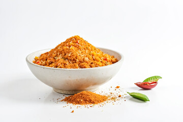 Canvas Print - Close Up of a Bowl of Colorful Spices