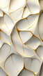 © Sudarshana - gold and white geometric pattern design