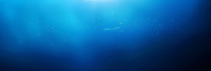 Aufkleber - A blue background with a blurry white line