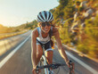 © KC_Photography - Woman cyclist biking
