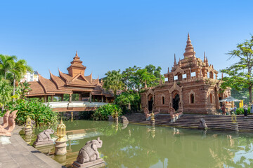 Sticker - Dai-style architecture in Xishuangbanna, Yunnan, China.