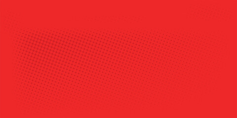 Poster - abstract dots halftone red color pattern gradient texture with technology digital background. pop ar