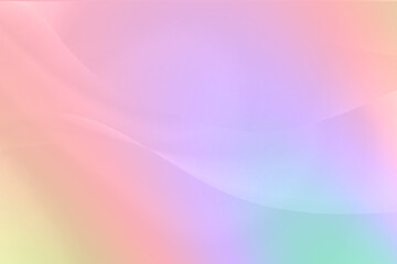 Poster - Holographic gradient blur background. Pastel fluid neon hologram shimmer color rainbow texture