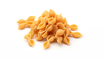 Sticker - Solitary Italian spaghetti on a white background