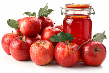 Poster - plum jam and apples