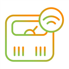 Sticker -  Smart Scale Vector Icon