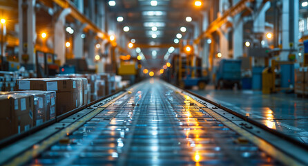 Canvas Print - interior of warehouse