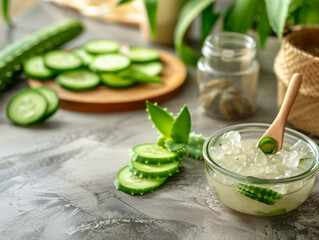Aloe vera gel is one of the most popular beauty products, and it is known for its soothing, healing properties on skin, hair, lips, and eye area.