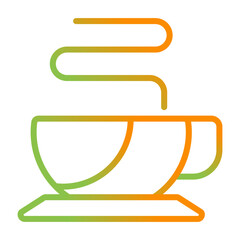 Sticker - Coffee Vector Icon