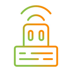 Sticker - Wifi Vector Icon