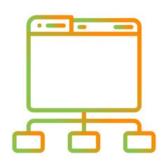 Sticker - Network Vector Icon