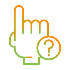 Poster - Hand Vector Icon