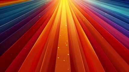 Wall Mural - Colorful Abstract Striped Background With Bright Glow