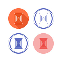 Sticker - Barrel Vector Icon