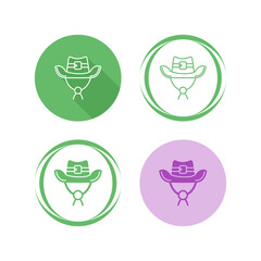 Poster - Cowboy Hat Vector Icon