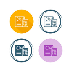 Poster - Accounting Vector Icon