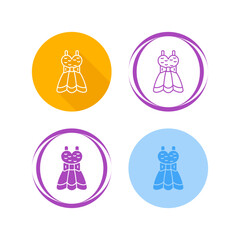 Canvas Print - Clothes Vector Icon