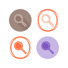 Sticker - Magnifying Vector Icon