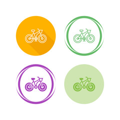 Wall Mural - Bicycle Vector Icon