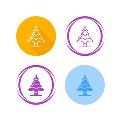 Poster - Pine Tree Vector Icon