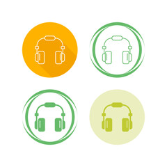 Wall Mural - Headphone Vector Icon