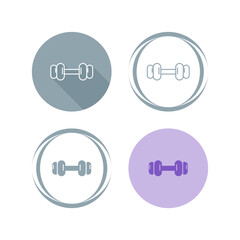 Poster - Dumbbells Vector Icon