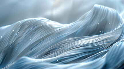 Poster - Produces a similar fiber winding effect. Generative AI.