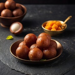 Wall Mural - Delicious Gulab Jamun, Indian Dessert or Sweet Dish