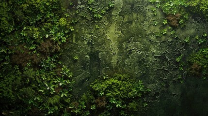 Wall Mural - Mossy Background with Grunge Texture