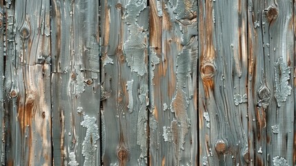 Wall Mural - Texture of decayed wooden fence boards