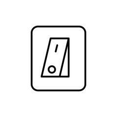 Poster - Switch outline icons, minimalist vector illustration ,simple transparent graphic element .Isolated on white background