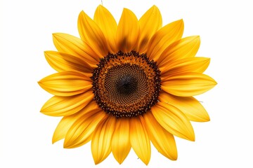 sunflower isolated on white background