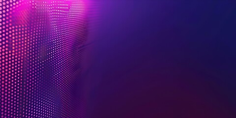 Wall Mural - Abstract purple pixelated background with neon gradient for modern broadcast or display. Concept Abstract Art, Pixelated Background, Neon Gradient, Modern Broadcast, Display