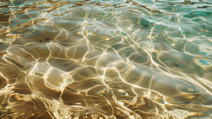 Canvas Print - Abstract Water Patterns.